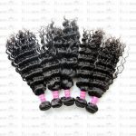 1 Bundle Deep Wave Virgin Human Hair Weave