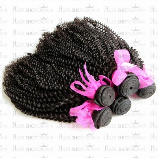 Kinky Curly Virgin Human Hair Weave