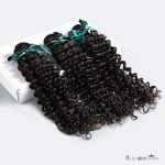 3 Bundles Deep Wave Virgin Human Hair Weave